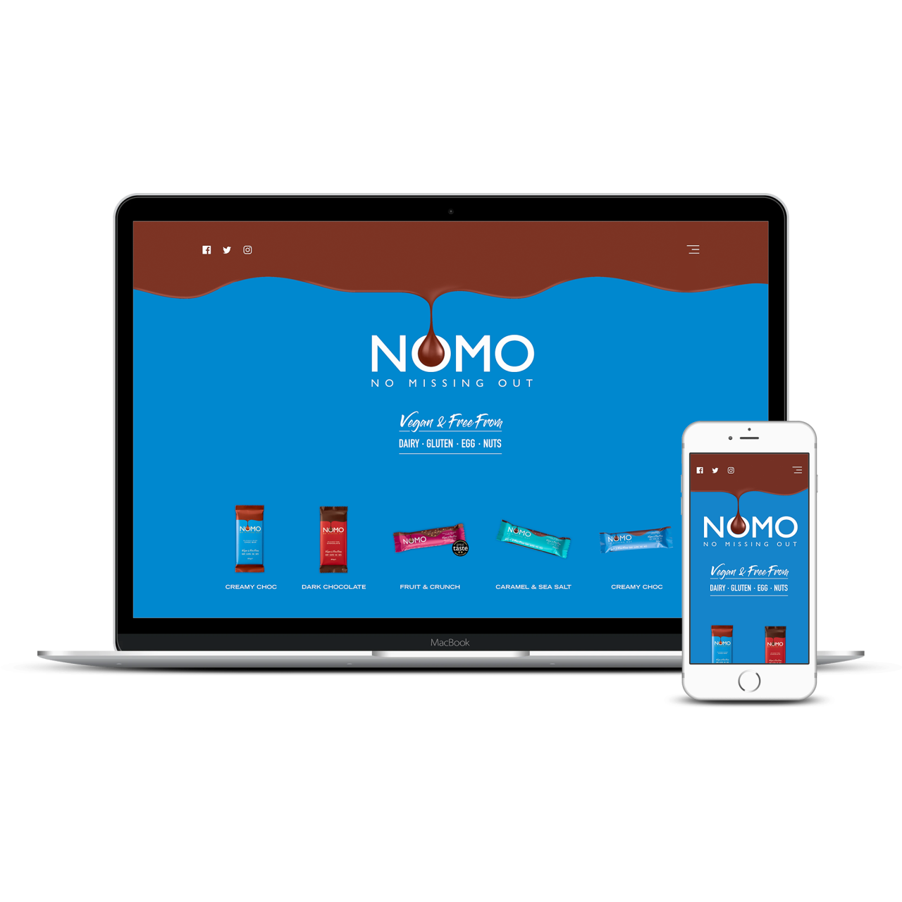 Nomo Choc Website | Tom Hoadley | Freelance Wordpress Developer