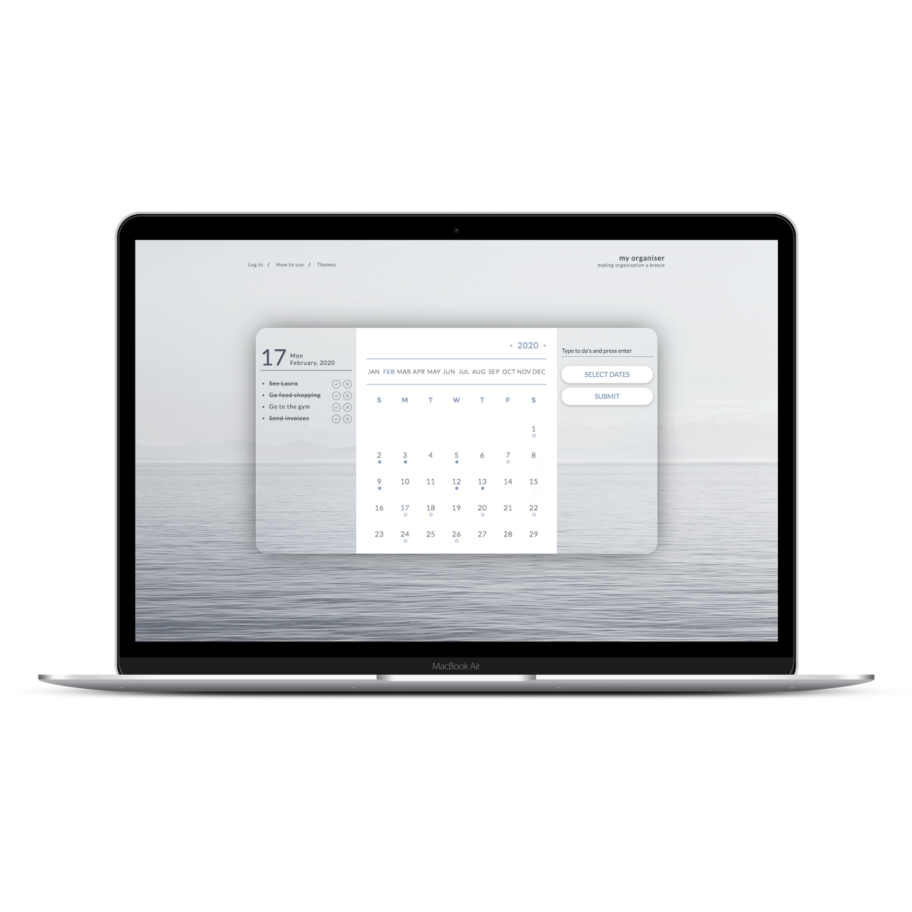 To do list Calendar Software | Tom Hoadley | Freelance Wordpress Developer